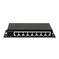 7 port poe+1 uplink ethernet port gigabit passive poe switch 24v /12v